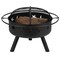 Flash Furniture 29" Round Wood Burning Firepit with Mesh Spark Screen YL-32D-GG - alternate 9